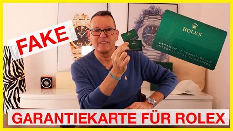 ab wann gibt rolex 5 jahre garantie